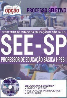 Apostila Preparatória SEE SP PROFESSOR DE EDUCAÇÃO BÁSICA I - PEB I ...