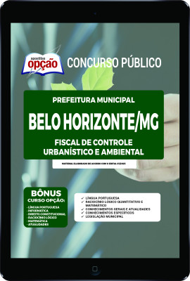 Concurso Prefeitura De Belo Horizonte-MG 2023-Fiscal De Controle ...