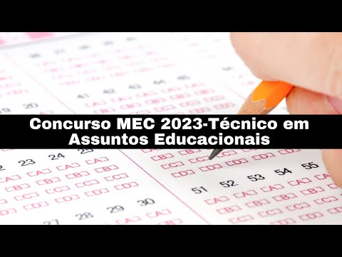 Concurso MEC 2023-Técnico Em Assuntos Educacionais - Dicas Sobre Concursos